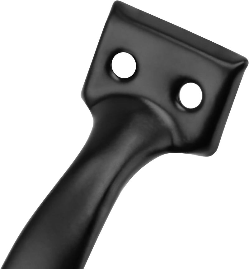 PINGEUI 30 Pack Gate Handle, 6 Inch Black Door Handle Cast Iron Sliding, Metal Long Gate Pull Handle Fence Handle for Outdoor, Garage, Interior - Image 3